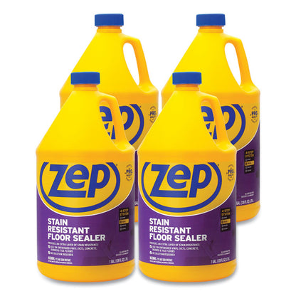 Stain Resistant Floor Sealer, 1 gal Bottle, 4/Carton