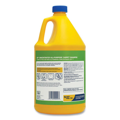 Concentrated All-Purpose Carpet Shampoo, Unscented, 1 gal Can, 4/Carton