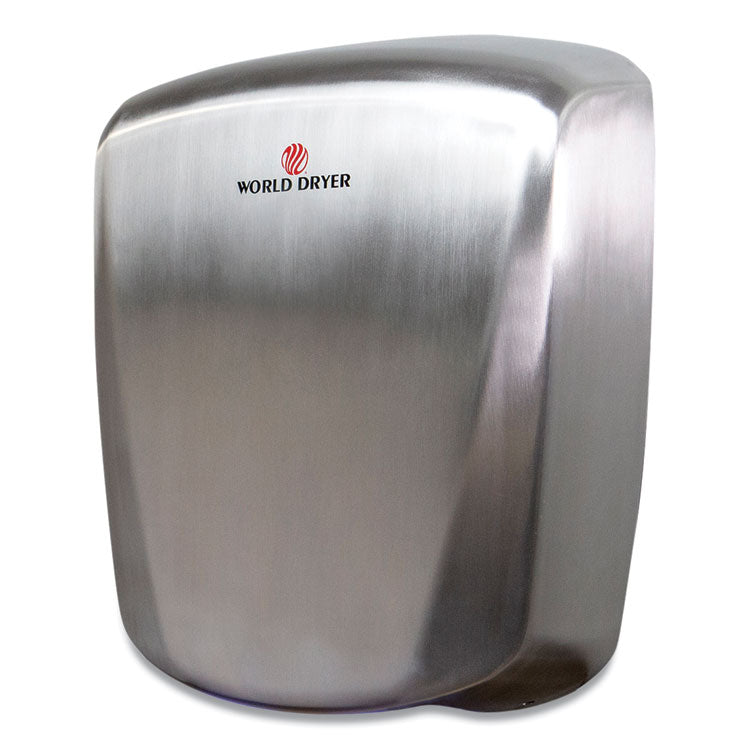 VERDEdri Hand Dryer, 120 V, 3.9 x 12.25 x 14.5, Brushed Stainless Steel