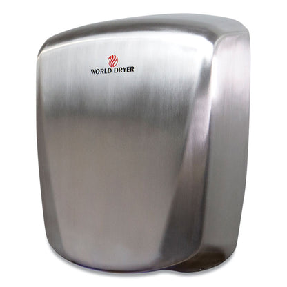 VERDEdri Hand Dryer, 120 V, 3.9 x 12.25 x 14.5, Brushed Stainless Steel