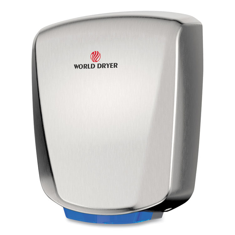 VERDEdri Hand Dryer, 120 V, 3.9 x 12.25 x 14.5, Brushed Stainless Steel