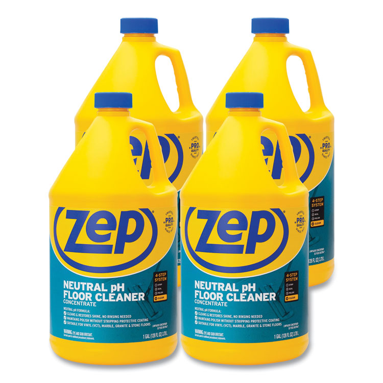 Neutral Floor Cleaner, Fresh Scent, 1 gal, 4/Carton