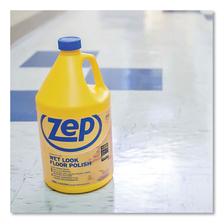 Wet Look Floor Polish, 1 gal Bottle