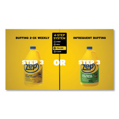 Wet Look Floor Polish, 1 gal Bottle