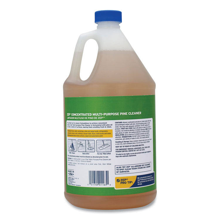 Pine Multi-Purpose Cleaner, Pine Scent, 1 gal, 4/Carton