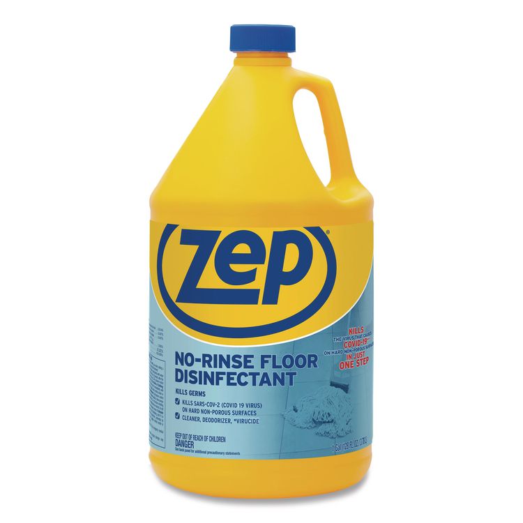 No-Rinse Floor Disinfectant, 1 gal, 4/Carton