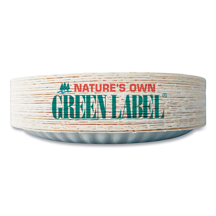 White Paper Plates, 6" dia, 100/Pack, 10 Packs/Carton
