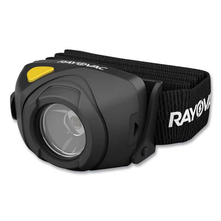 Virtually Indestructible LED Headlight, 3 AAA Batteries (Included), 30 m Projection, Black