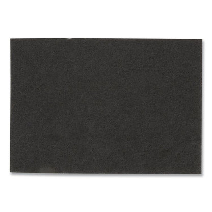Low-Speed Stripper Floor Pad 7200, 20 x 14, Black, 10/Carton