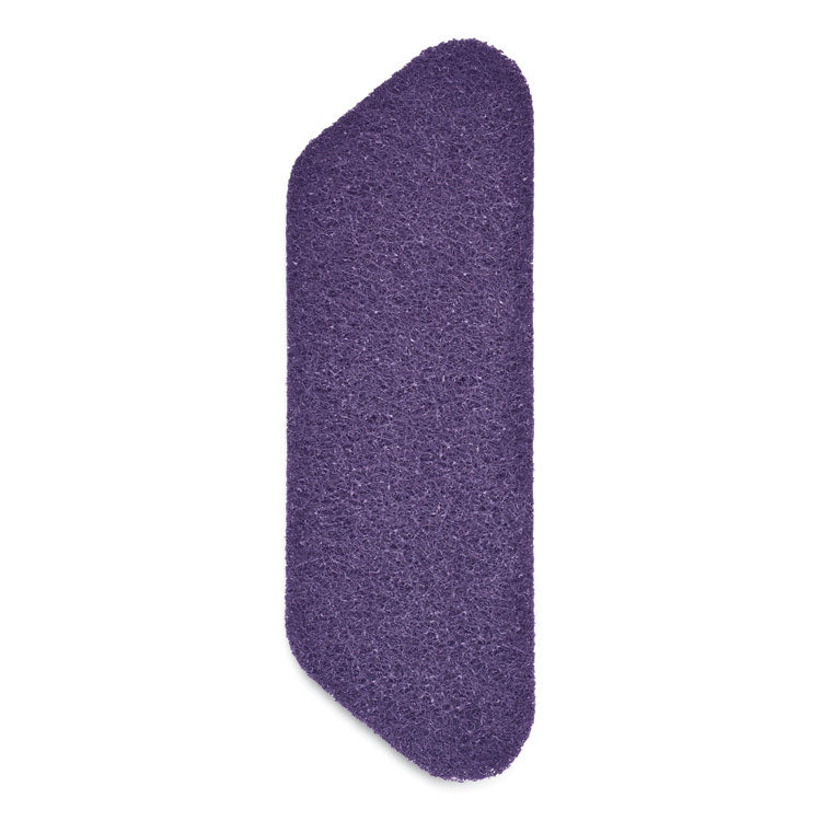 Twister Floor Pad, Crystal Shield, 17" Diameter, Gray, 2/Carton