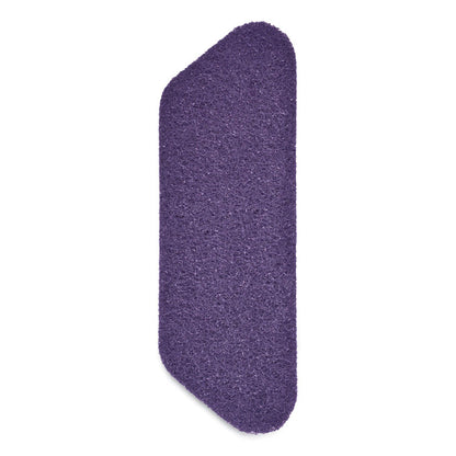 Twister Floor Pad, Crystal Shield, 17" Diameter, Gray, 2/Carton