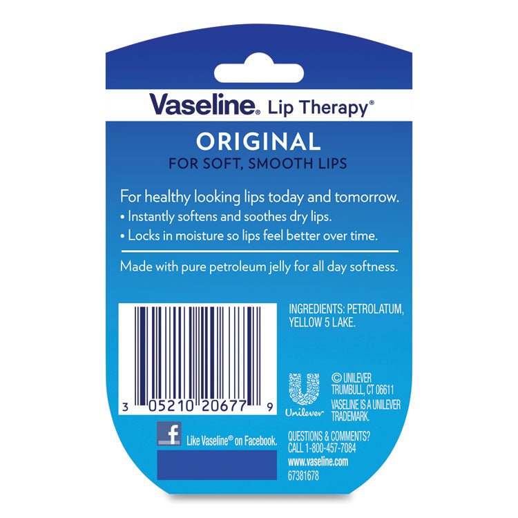 Lip Therapy, Original Flavor, 0.25 oz Plastic Flip-Top Container