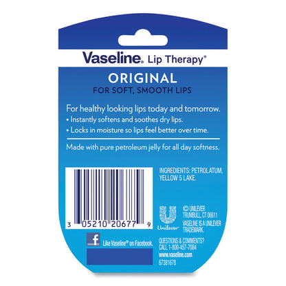 Lip Therapy, Original Flavor, 0.25 oz Plastic Flip-Top Container, 32/Carton