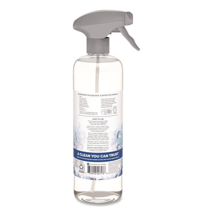 Natural All-Purpose Cleaner, Free and Clear/Unscented, 23 oz Trigger Spray Bottle, 8/Carton