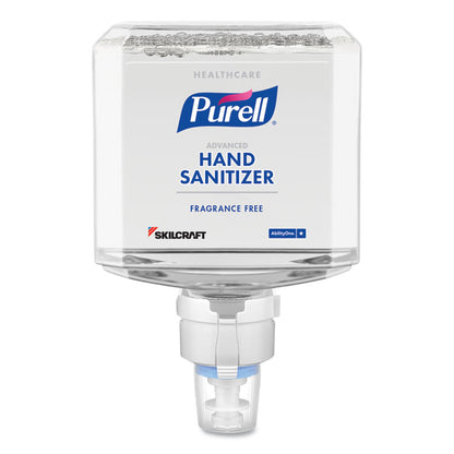 6508016941820 SKILCRAFT PURELL Healthcare Gentle and Free Foam Hand Sanitizer Refill, 1,200 mL, Unscented, 2/Box
