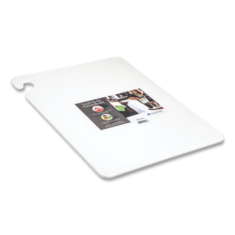 Cut-N-Carry Color Cutting Boards, Plastic, 20 x 15 x 0.5, White