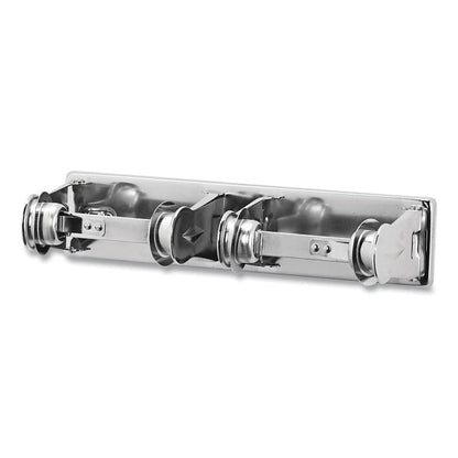 Locking Toilet Tissue Dispenser, 12.38 x 4.5 x 2.75, Chrome