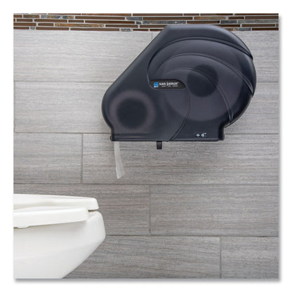 Oceans Reserva Jumbo Tissue Dispenser with Stub Roll, 16.75 x 5.5 x 12.25, Black Pearl