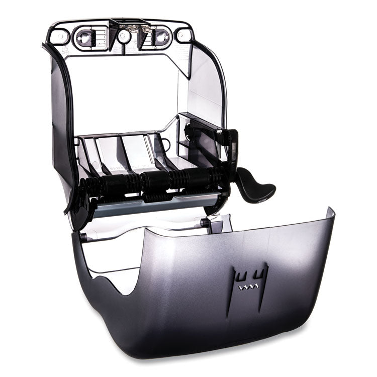 Element Lever Roll Towel Dispenser, Oceans, 12.5 x 8.5 x 12.75, Black Pearl