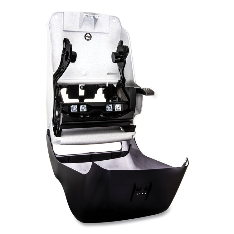 Lever Roll Towel Dispenser, Classic, 12.94 x 9.25 x 16.5, Transparent Black Pearl