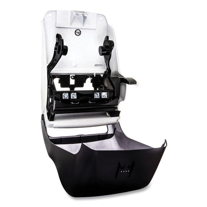 Lever Roll Towel Dispenser, Classic, 12.94 x 9.25 x 16.5, Transparent Black Pearl