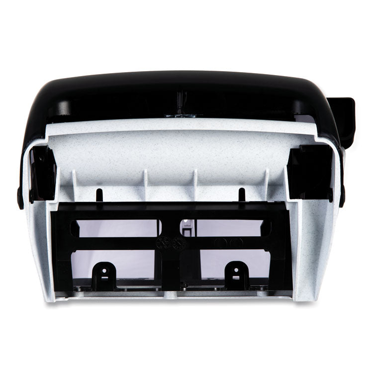 Lever Roll Towel Dispenser, Classic, 12.94 x 9.25 x 16.5, Transparent Black Pearl