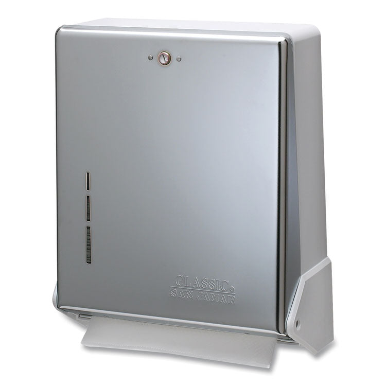 True Fold C-Fold/Multifold Paper Towel Dispenser, 11.63 x 5 x 14.5, Chrome