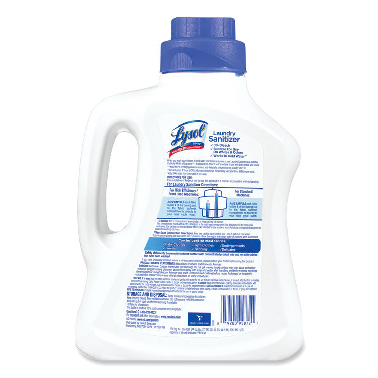 Laundry Sanitizer, Liquid, Crisp Linen Scent, 90 oz
