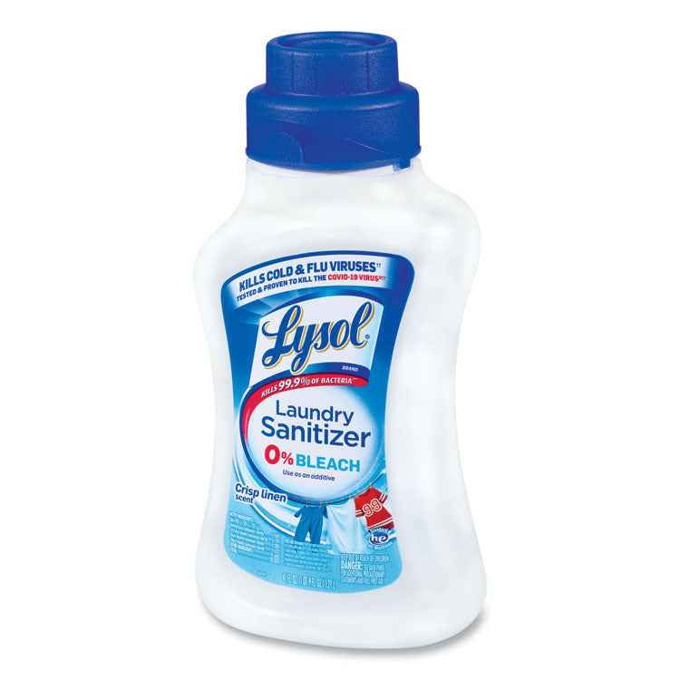 Laundry Sanitizer, Liquid, Crisp Linen Scent, 41 oz, 6/Carton