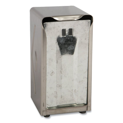 Tabletop Napkin Dispenser, Tall Fold, 3.75 x 4 x 7.5, Chrome