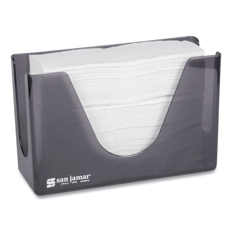 Countertop Folded Towel Dispenser, 11 x 4.38 x 7, Black Pearl