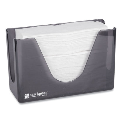 Countertop Folded Towel Dispenser, 11 x 4.38 x 7, Black Pearl