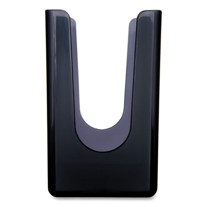 Countertop Folded Towel Dispenser, 11 x 4.38 x 7, Black Pearl