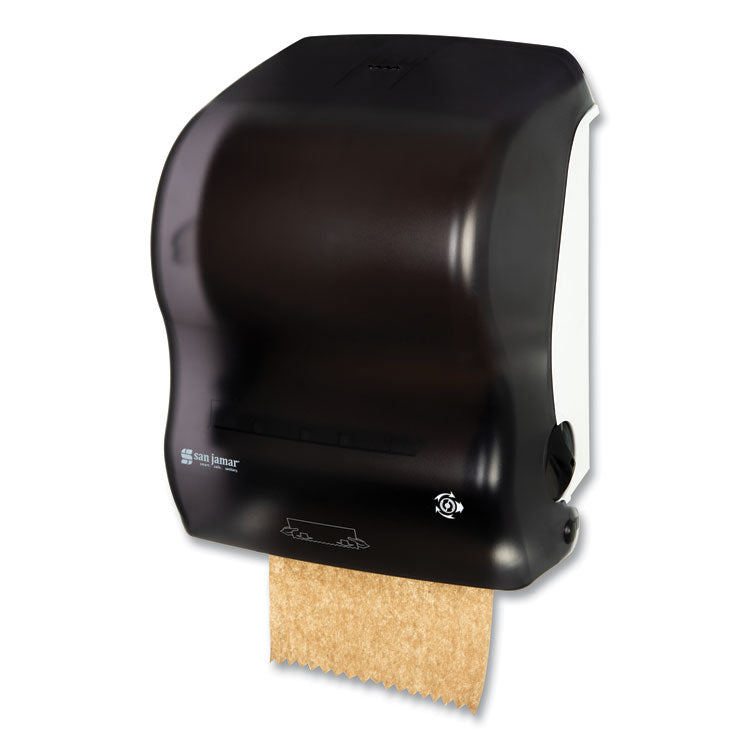 Simplicity Mechanical Roll Towel Dispenser, 15.25 x 13 x 10.25, Black