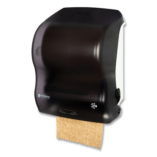 Simplicity Mechanical Roll Towel Dispenser, 15.25 x 13 x 10.25, Black