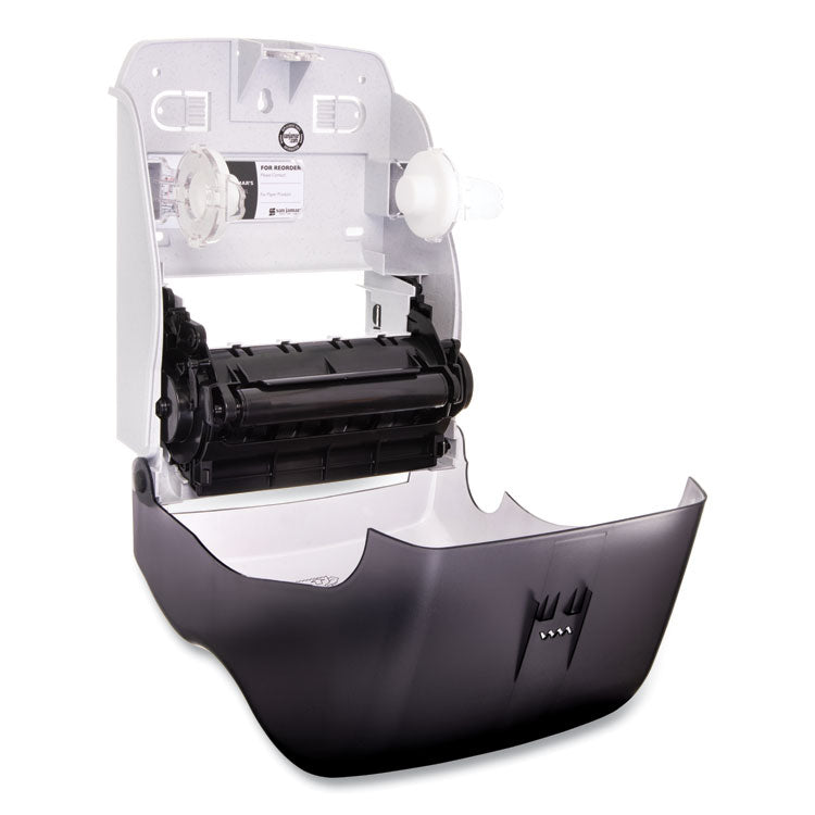 Simplicity Mechanical Roll Towel Dispenser, 15.25 x 13 x 10.25, Black