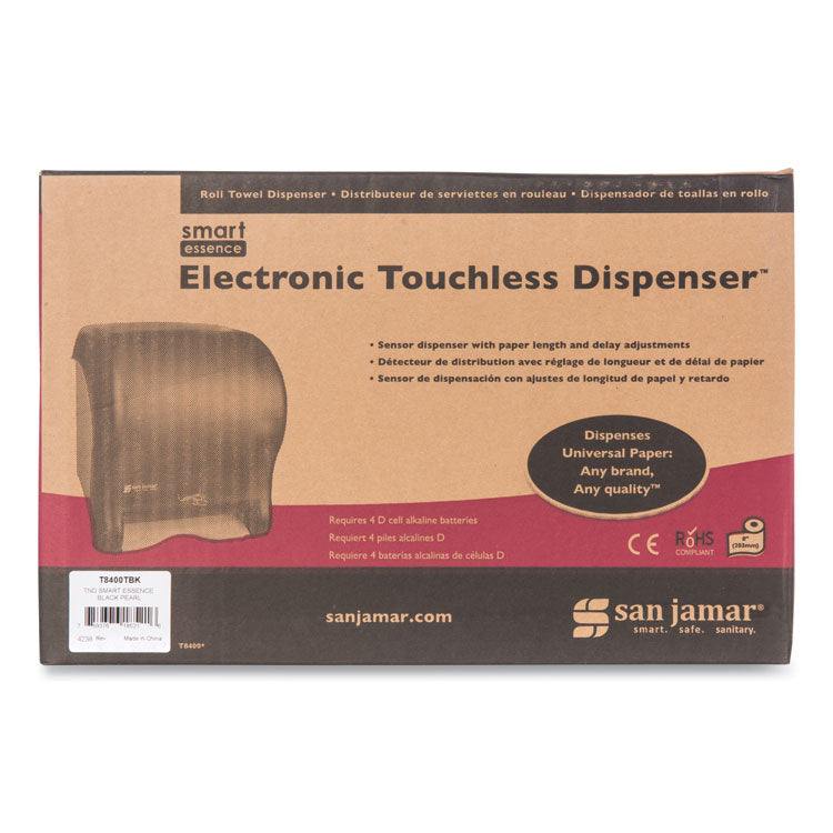 Smart Essence Electronic Roll Towel Dispenser, 11.88 x 9.1 x 14.4, Black