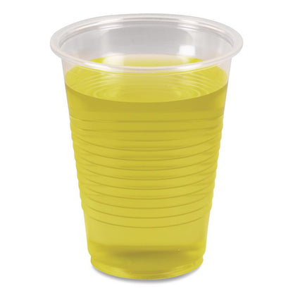 Translucent Plastic Cold Cups, 7 oz, 100/Sleeve, 25 Sleeves/Carton