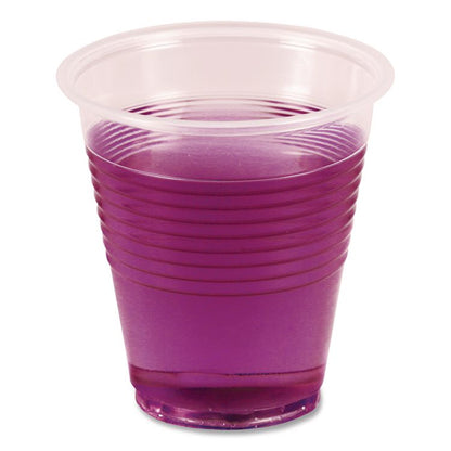 Translucent Plastic Cold Cups, 3 oz, 125/Sleeve, 20 Sleeves/Carton