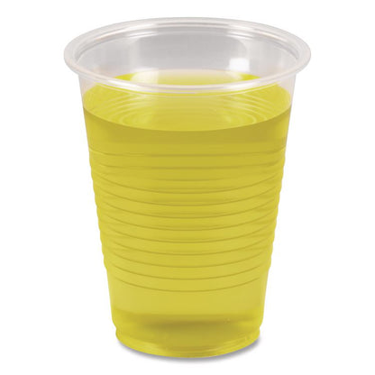 Translucent Plastic Cold Cups, 7 oz, 100/Pack