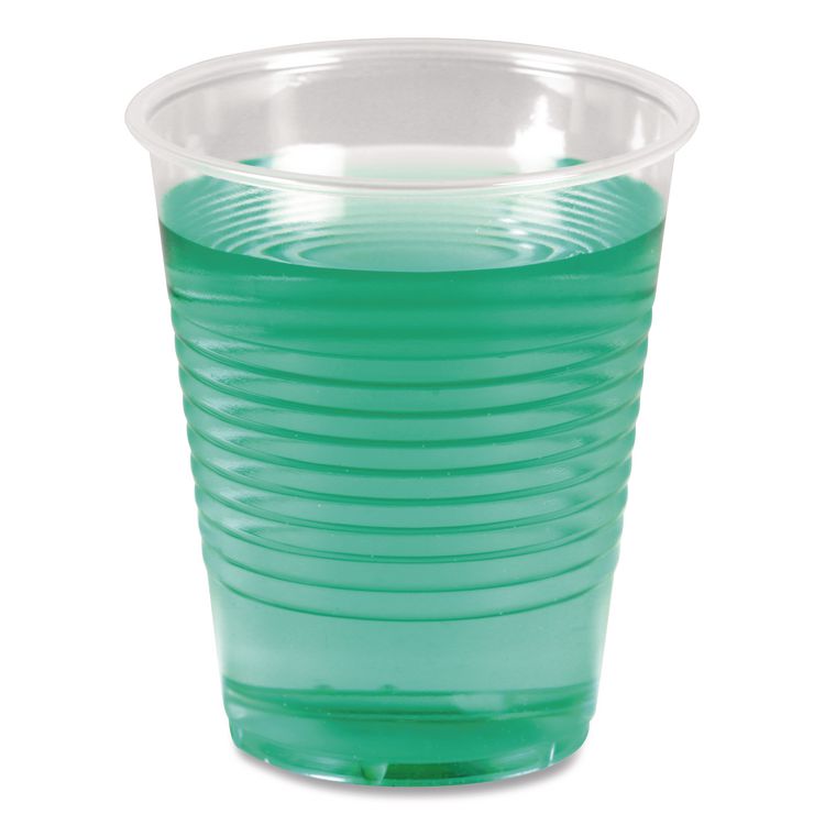 Translucent Plastic Cold Cups, 12 oz, 50/Sleeve, 20 Sleeves/Carton