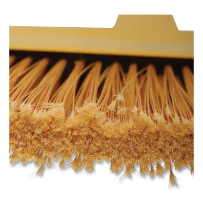 Angler Broom, 53" Length, Yellow, 12/Carton