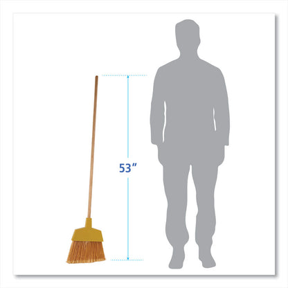 Angler Broom, 53" Length, Yellow