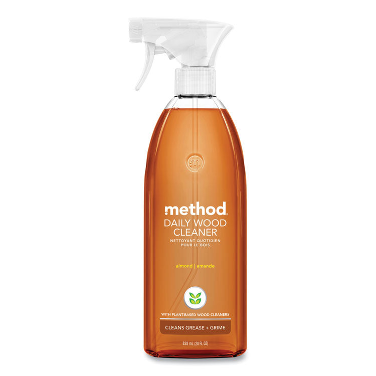 Daily Wood Cleaner, Almond Scent, 28 oz Spray Bottle