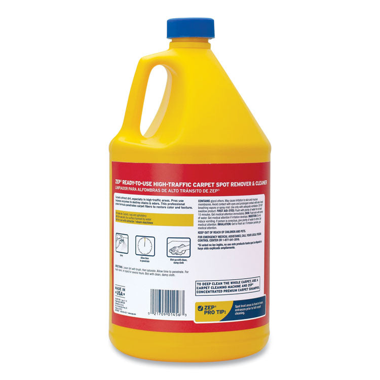 High Traffic Carpet Cleaner, 128 oz Bottle