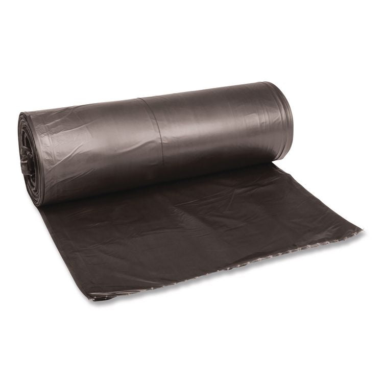 Linear Low Density Can Liners with AccuFit Sizing, 55 gal, 1.3 mil, 40" x 53", Black, 50 Bags/Box, 3 Boxes/Carton