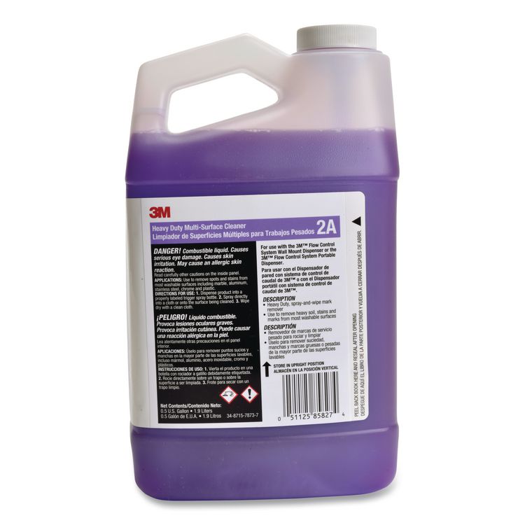 Heavy-Duty Multi-Surface Cleaner Concentrate, Citrus Scent, 0.5 gal Bottle, 4/Carton