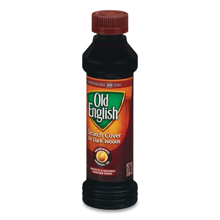 Furniture Scratch Cover, For Dark Woods, Citrus Scent, 8 oz Bottle, 6/Carton
