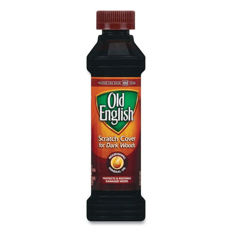 Furniture Scratch Cover, For Dark Woods, Citrus Scent, 8 oz Bottle, 6/Carton