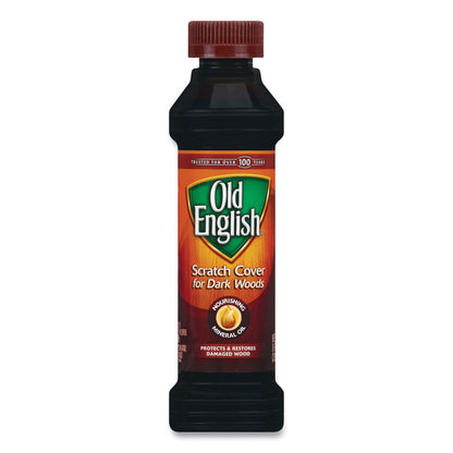 Furniture Scratch Cover, For Dark Woods, Citrus Scent, 8 oz Bottle, 6/Carton